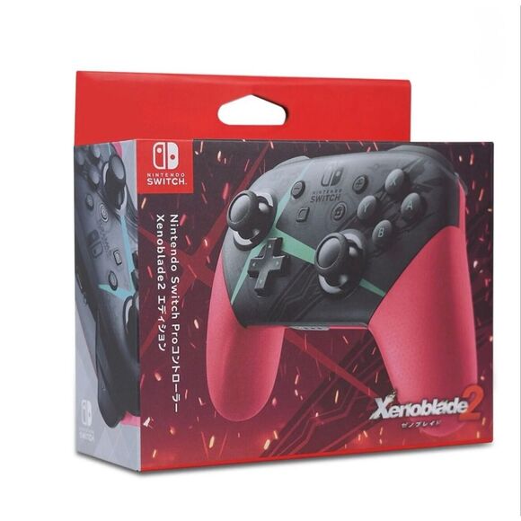 Nintendo Switch Wireless Pro Controller Xenoblade Chronicles 2 Edition NEW - Picture 1 of 5